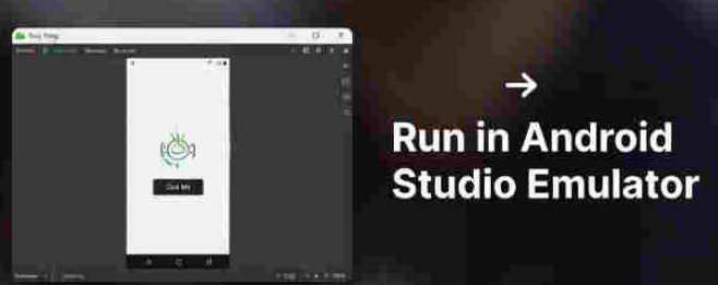 Run Android Studio emulator 