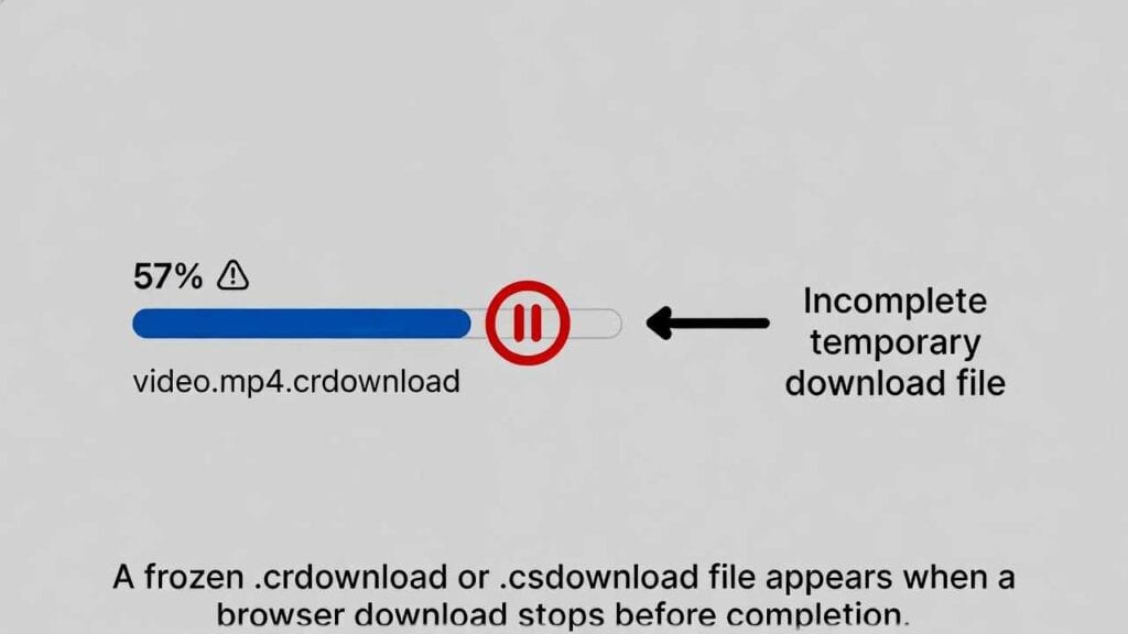 .Crdownload and .Csdownload meaning 