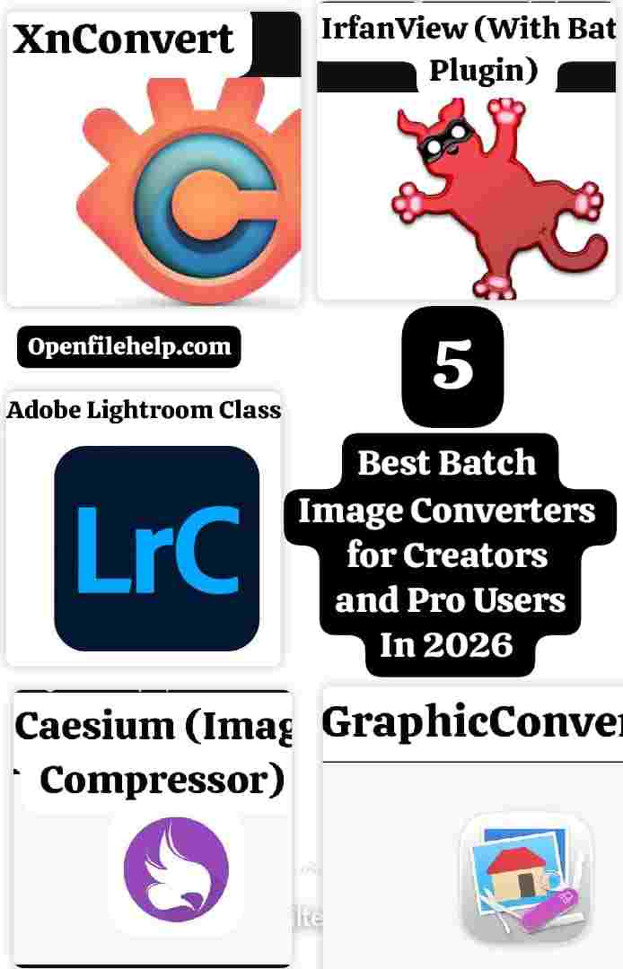 5 Best Batch Image Converters for Creators and Pro Users