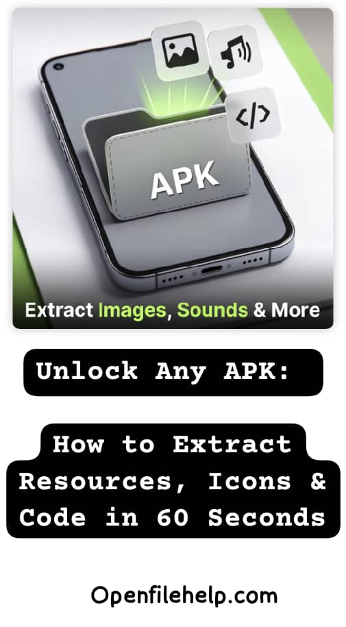 Unlock Any APK: How to Extract Resources, Icons & Code in 60 Seco