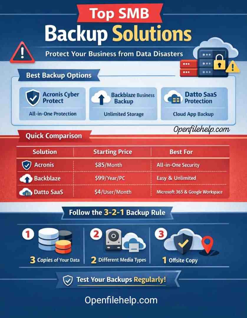 Best Backup & Recovery Services for SMBs - Pricing & Features Compared