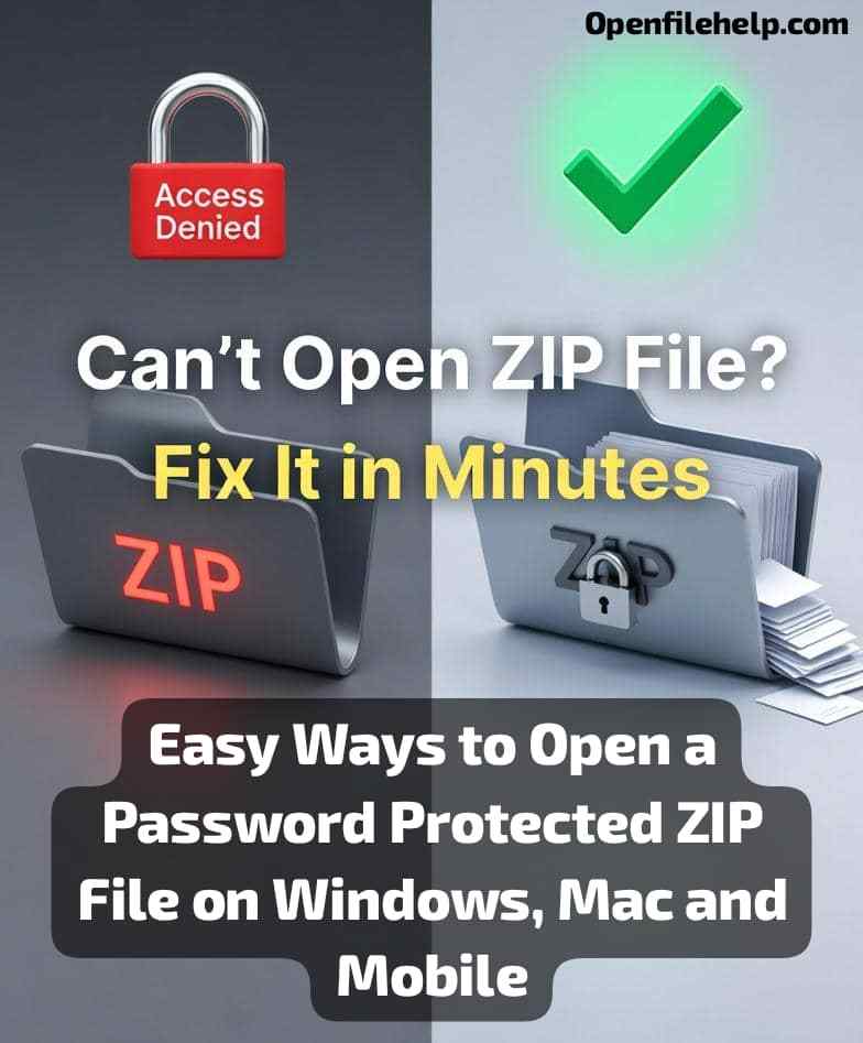 Easy Ways to Open a Password Protected ZIP File on Windows, Mac and Mobile